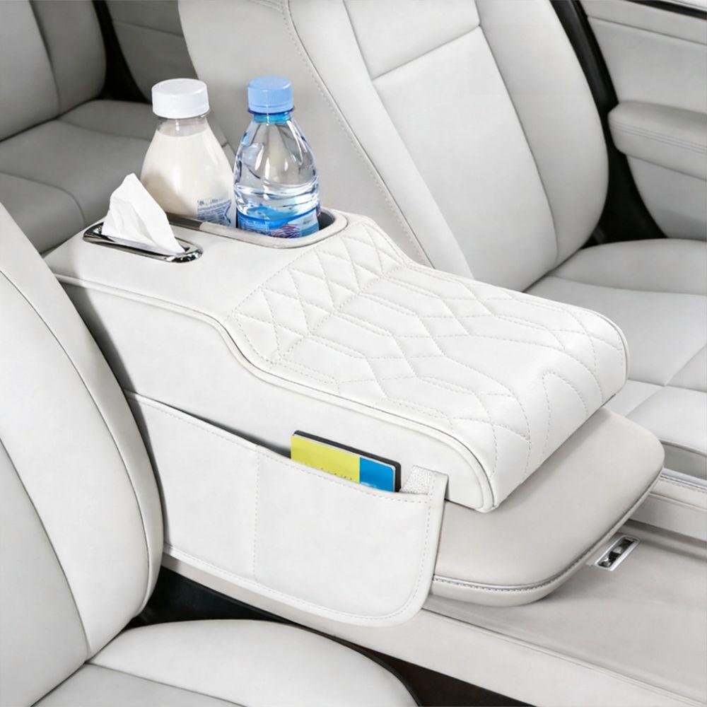 Portable Armrest Pad PU Leather Elbow Support Pad New Center Console Armrest Cushion Universal
