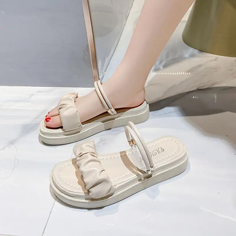 Fashion Outdoor Open Toe Woman Shoes 2025 Trend Summer Offers Luxury Sandals for Women Wholesale Trending Daily Designer on Offer Sandal
