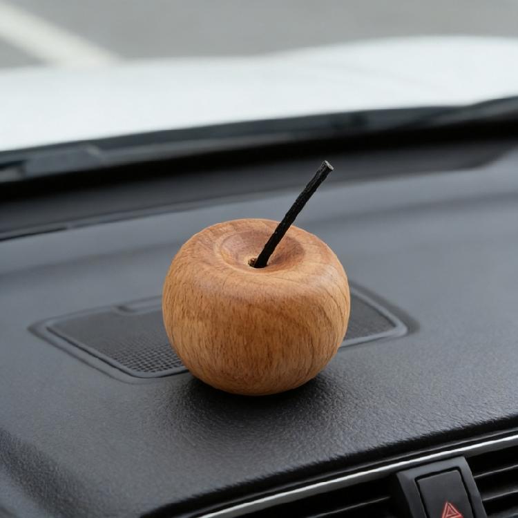 Wooden Apples Scented Diffuser Long Lasted Essential Oil Aromatherapies Dispenser Air Freshener For Office Living Room