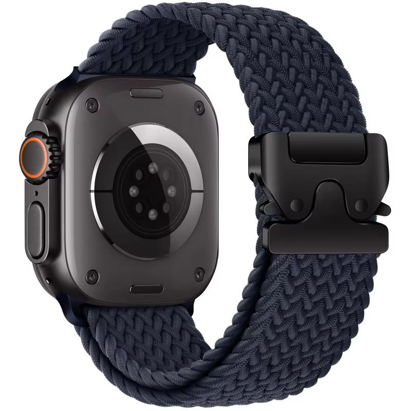 Parachute Braided Strap For Apple Watch Bands Ultra 3 40mm 44mm 46mm 42mm 45mm Black Unity Bracelet IWatch Series 11 9 8 10 7 SE