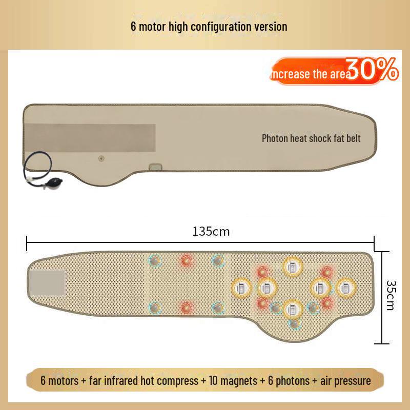 

Инфракрасный пояс для похудения и массажер для косметической терапии 6 motor high configuration version