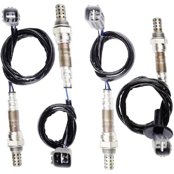 4PCS Oxygen O2 Sensor 1 & 2 for 2001-2005 Lexus GS300 3.0L Upstream + Downstream