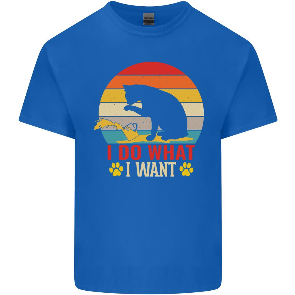 Cat I Do What I Want Funny Kitten Lover Unisexs Light Cotton TShirt