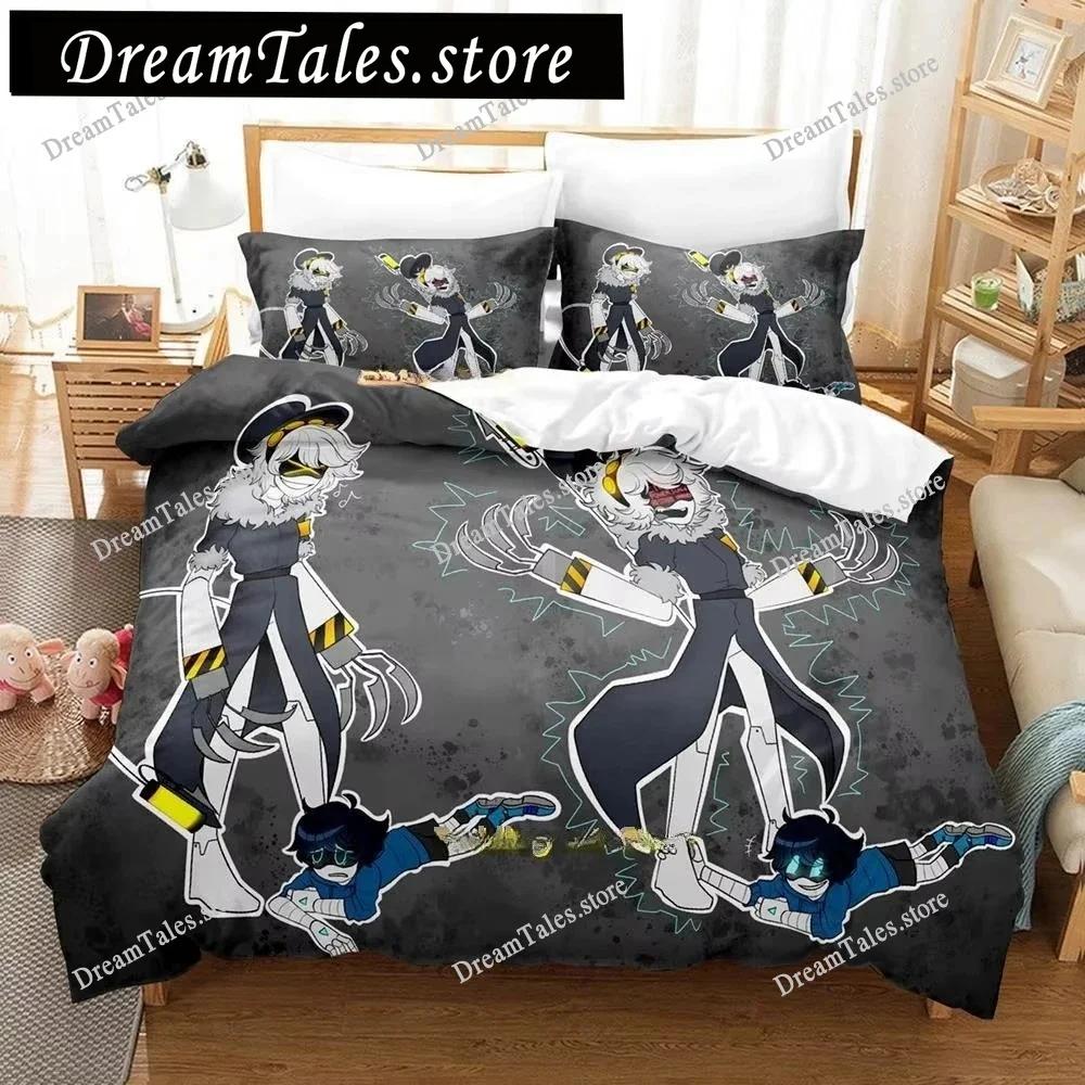 Fashion 3D Printing Anime Murder Drones Bedding Set Cartoon Set Adult Boys Bedroom Duvet Cover Sets Home Textiles Luxury Gift029