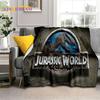 3D Cartoon Jurassic Park Dinosaur Dino Soft Flannel Blanket for Beds Bedroom Sofa Picnic,Throw Blanket for Outdoors Leisure Gift