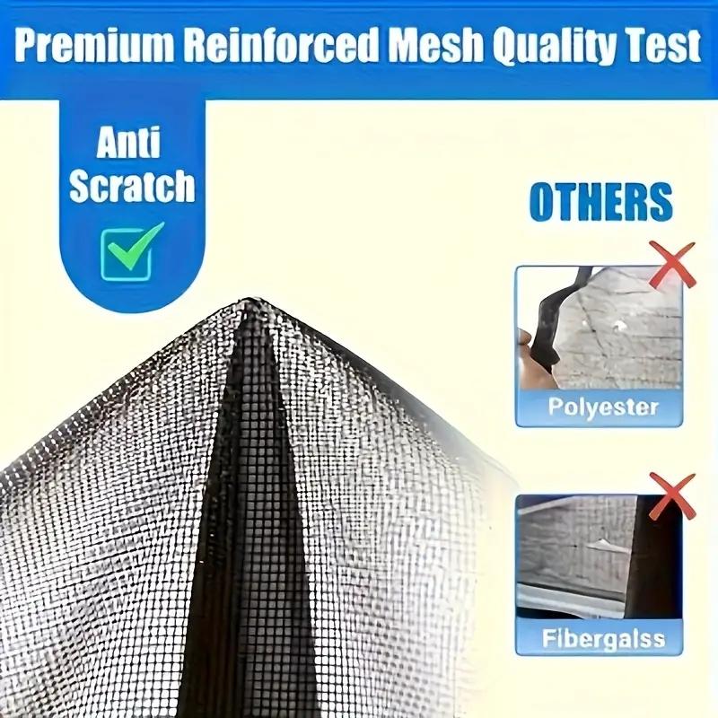 1Pc easy to install magnetic mesh curtains in summer - insect and mosquito proof, suitable for bedrooms and living rooms