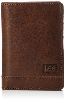 Lee Bifold Premium Soft Cowhide Genuine Medium Bill Brown Wallet, Leather, Leather, Size, Compartment,
