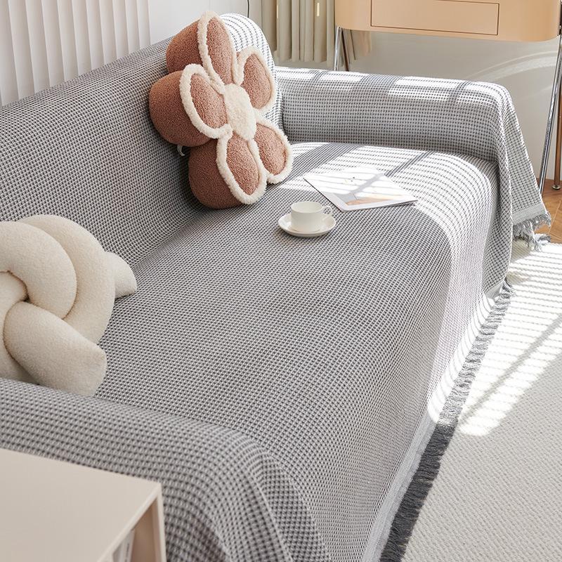 Universal Non-Slip Sofa Cover: All-Season Modern Minimalist Knitted Cushion Towel (2025)