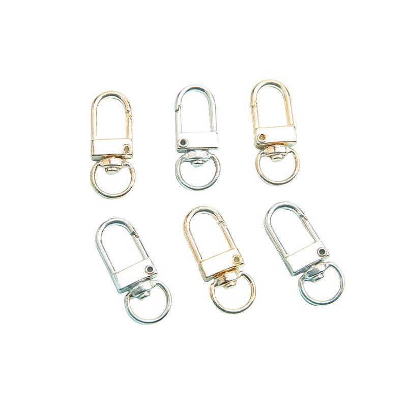 Versilbertes Metall Druckgusslegierung Türschnalle Schlüsselanhänger - Handtaschenzubehör