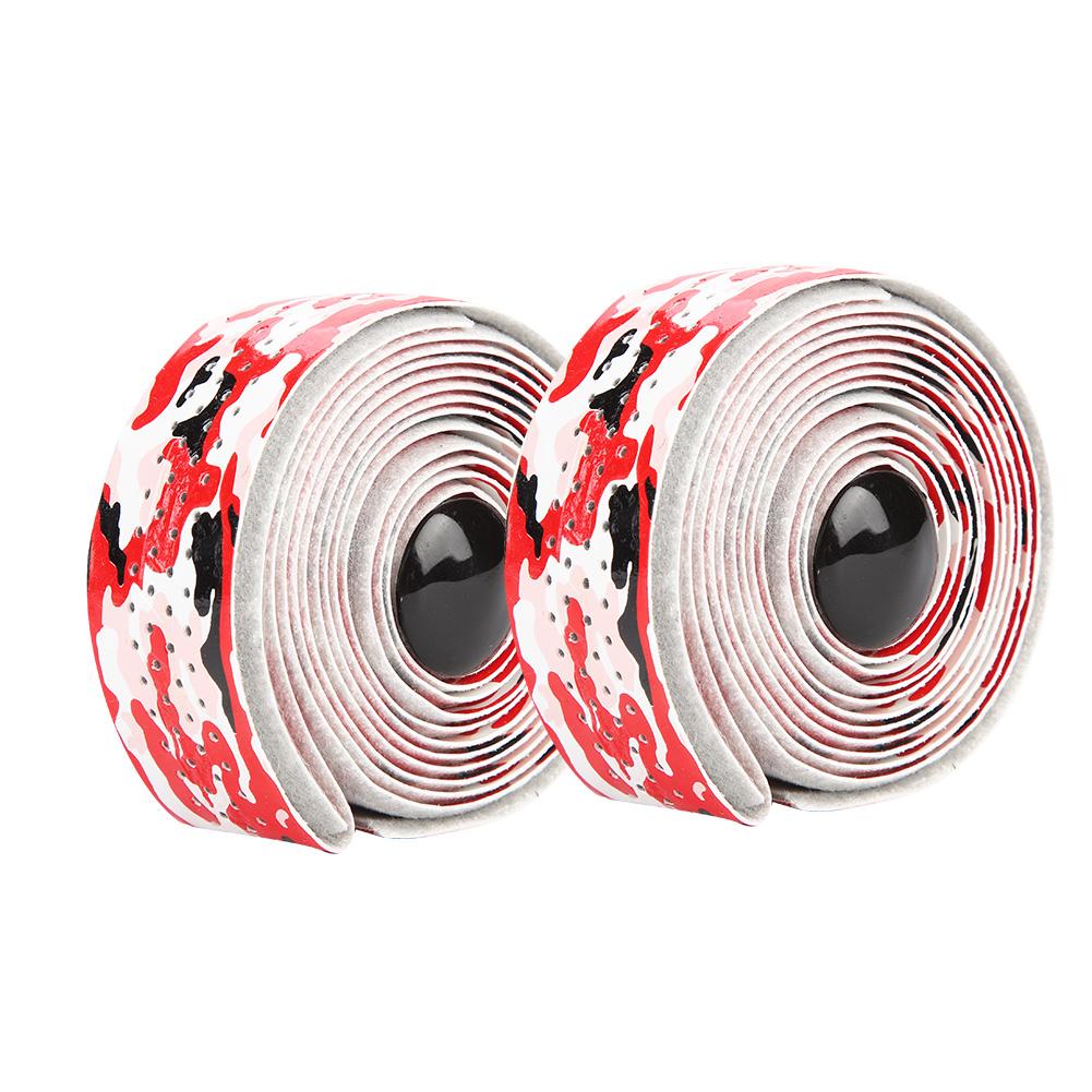Wet PU Cycling Handlebar Bar Tape Lightweight Road Bike Handle Wrap Black