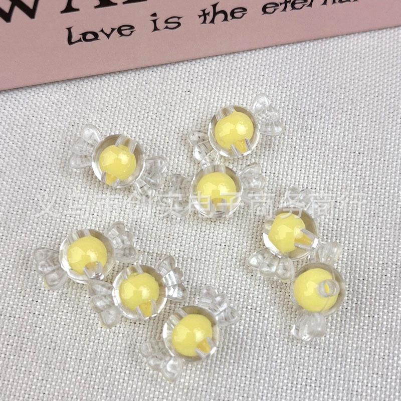 10mm Transparent Colored Candy Acrylic Beads for DIY Jewelry Making