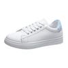 New Women Sneakers Breathble Vulcanized Shoes Pu Leather Platform Shoes White Lace Up Casual Shoes  Mujer Zapatillas