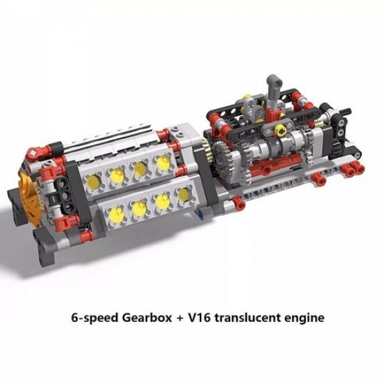 Technic Parts MOC Car Speed Gearbox Kit Set for Legoes Gear Axles P Brick Bag