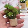 Artificial Potted Plants Refrigerator Magnet Home Office Kitchen Locker Fridge 3D Miniature Cork Pot Fake Flower Magnetic Decoration Ornament