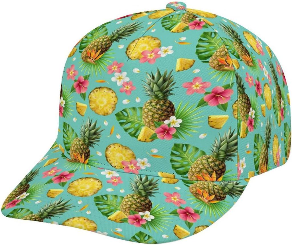 Colorful Floral Skull Print Hat Baseball Cap Hat Snapback for Men Women Ladies Hip Hop Trucker Cap Dad Hat