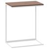 VidaXL Side Table White 55x35x66 Cm Engineered Wood 343095