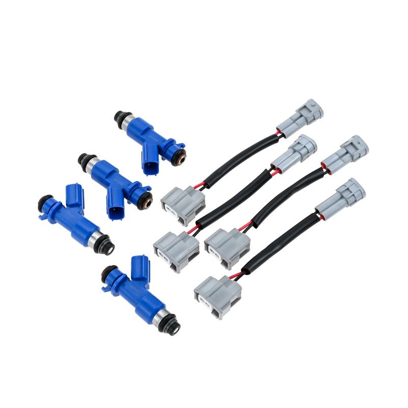 4Sets Car Fuel Injectors With Wiring Harness 16450-RWC-A01 EWLKJ00429 Fit For Acura RDX Applications 2002-2006 Acura RSX 2.0L