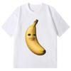 Wo 2026 Trend Funny Banana Face Pattern T-shirt Women's Trend Short Sleeve T-shirt
