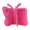 Kids Cute EVA Stand Case Universal For Amazon Fire HD 8 Plus 2024 2022 8.0 Inch Folding Wings 3D Butterfly Cover Shockproof Capa