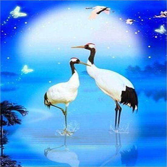 RUOPOTY DIY Oil Painting By Numbers Flower Bird Picture Wall Art Picture By Numbers Animal Unique Gift For Living Room