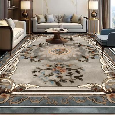 European Style Home Carpet Living Room Decoration Retro Rugs Hall Sofa Chair Anti-slip Floor Mat Room Decor Corridor Carpet