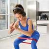Set Of 5 Rubber Bands For Exercise Training, Rehabilitation Fitness Band Rebel