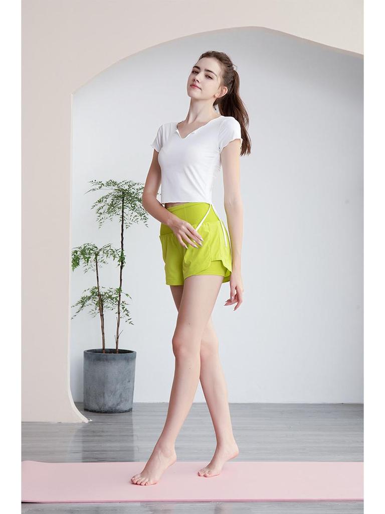 ALOSCO Quick-Dry Women's 2-in-1 Running Shorts & Yoga Pants