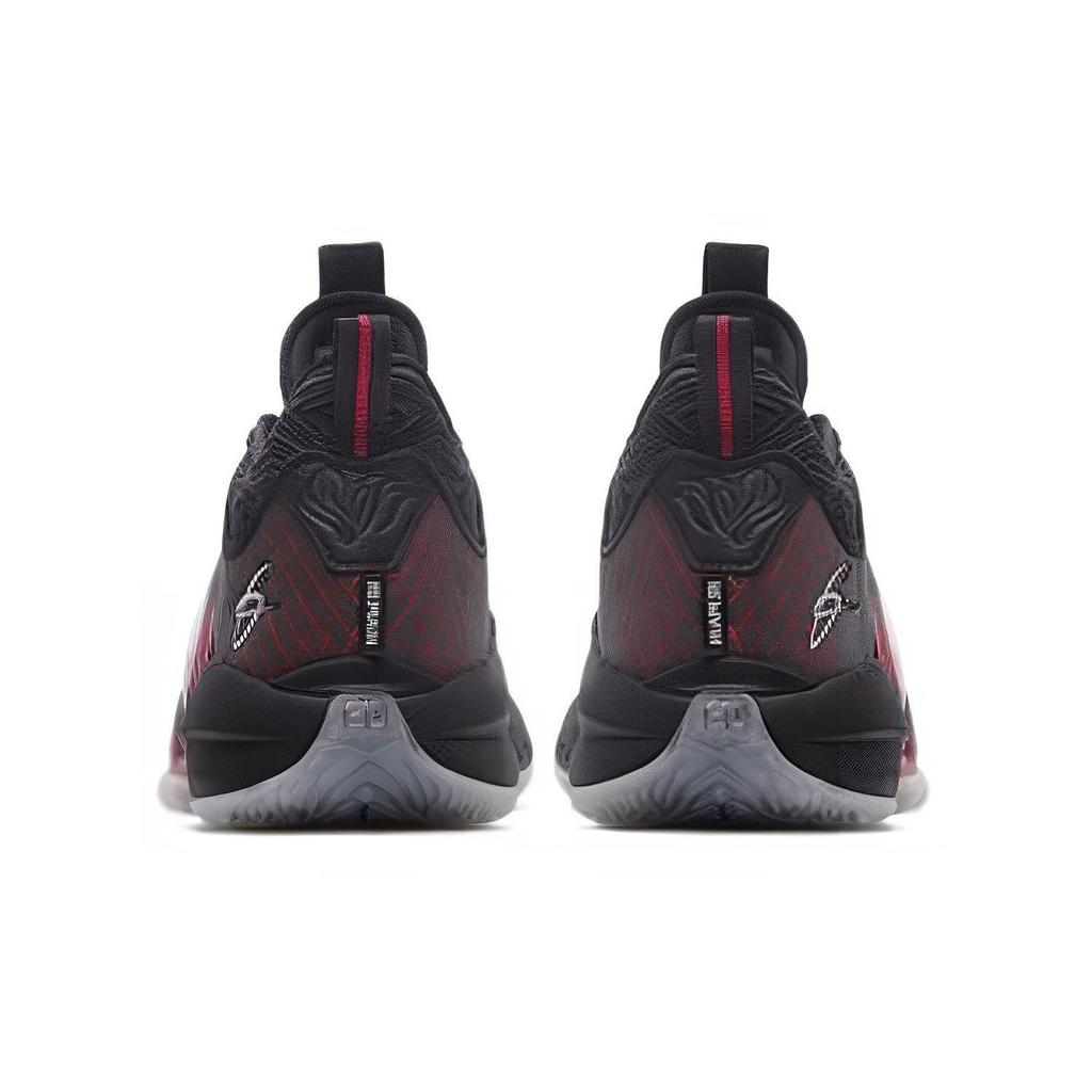 Anta GH2 Hayward Fabric Synthetic Leather TPU Shock Absorption Non-Slip Wear-Resistant Supportive Mid-Top Basketball Shoes 112141105-1
