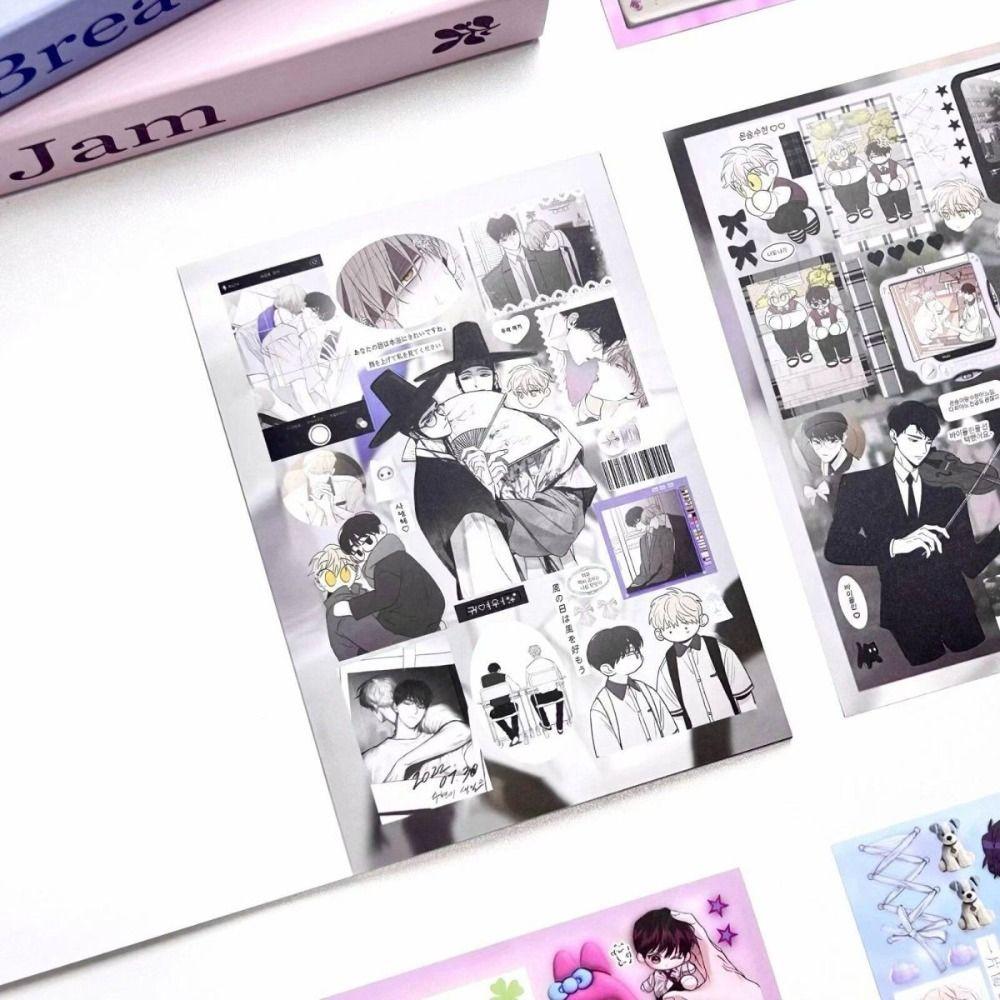 DIY Sticker Book 30 Pages Scrapbook Sticker Creative Diary Sticker Stationery Supplies