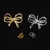 Modern Bowknot Earrings Accessories Dainty Ear Studs Ear Pendant Jewelry Charm Trendy Ear Accessory for Everyday Wear