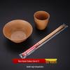 Eco-Friendly Rice Husk Disposable Tableware Set