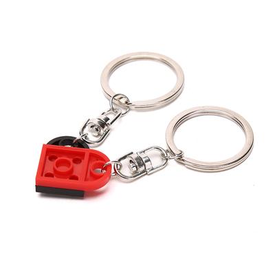 2 stuks liefdeshart-steen sleutelhanger voor koppels vriendschap verjaardag sieraden cadeau