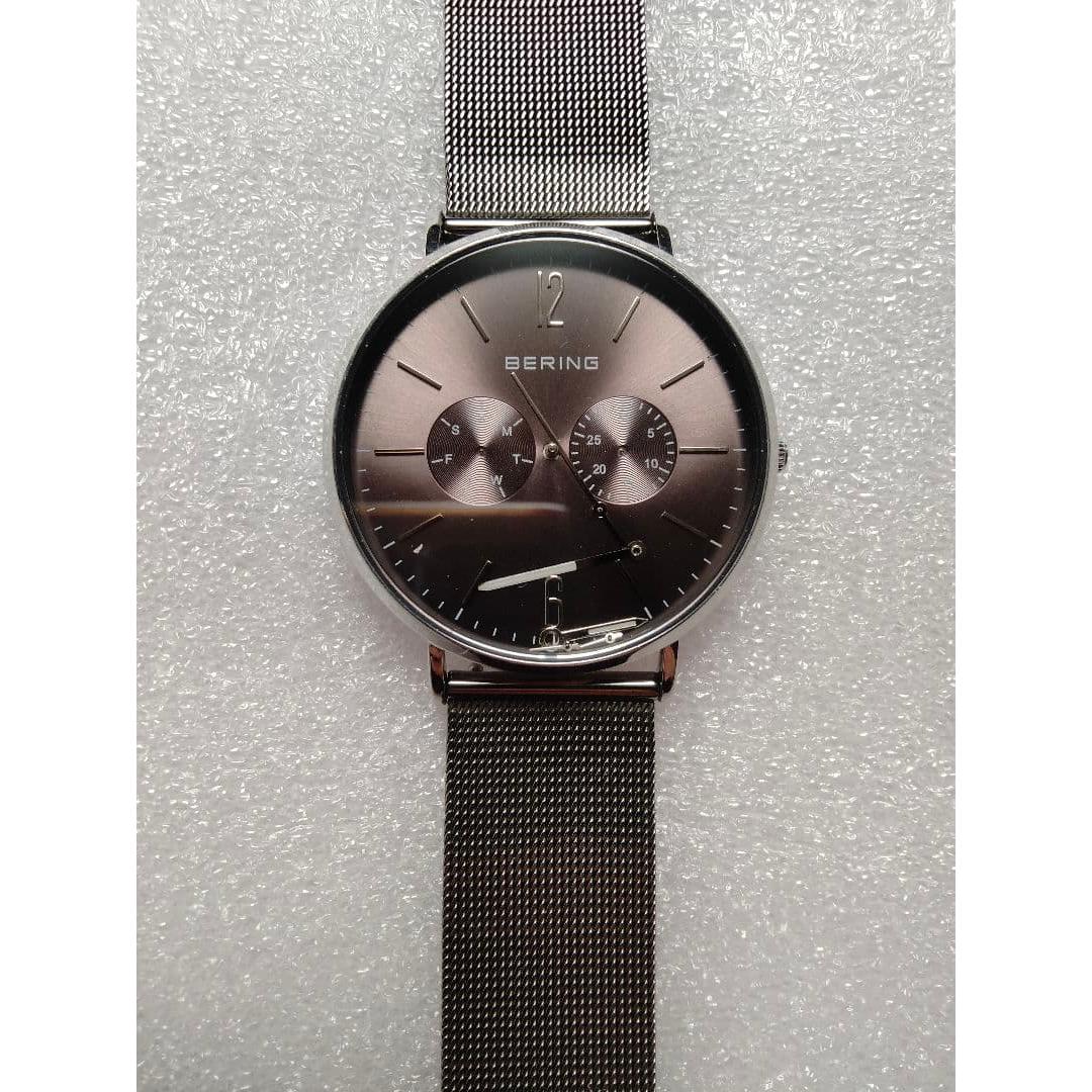 Used BERING Watch Men s 14240-309 Gray Bering Junk