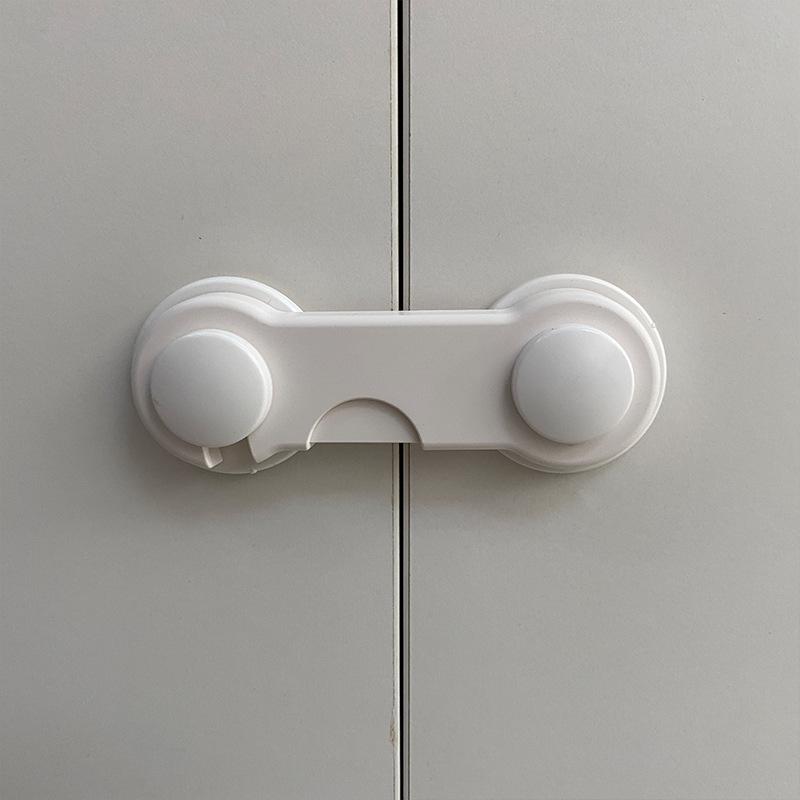 

Punch-Free Child Safety Lock: Anti-Pinch Multifunctional Lock for Freezer, Refrigerator, and Office Drawer