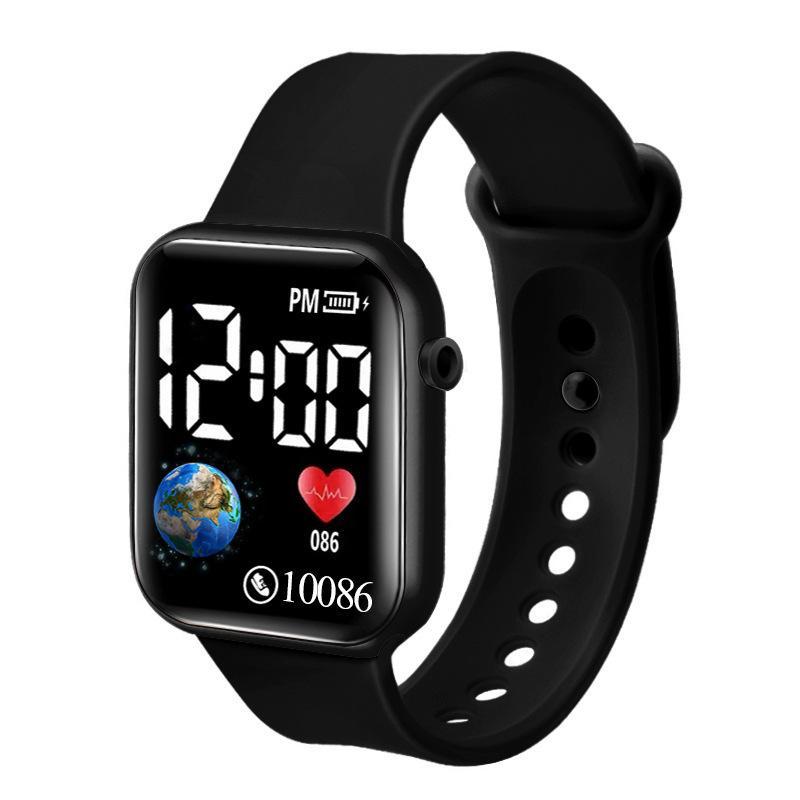 Kids Watches Led Digital Kids Watch Silicone Strap Cartoon Electronic Wristwatch Sports Clock For Boys And Girls Gifts