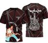 Rockowy Zespół Van Halen Retro Koszulka Unisex Drukowana 3D na Lato Uliczny Hip-hop Trend Krótki Rękaw Okrągły Dekolt Y2K Top Odzież Męska