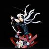 27cm Demon Slayer Uzui Tengen Action Figure Double Head Sculpt Battle Gk Statue Anime Model Desktop Decoration For Collectors