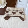 Snowflake Knitted Ear Cover Warm Ear Warmer New Winter Earmuffs  Women