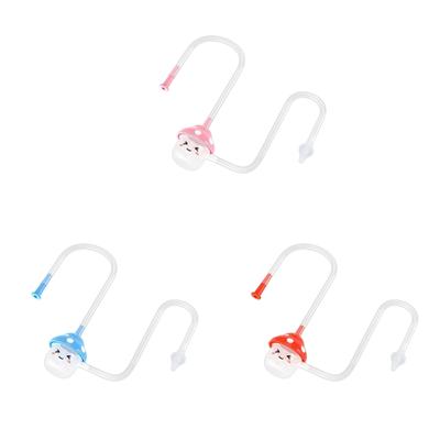 Upgrades Infant Nose Cleaner with Mushroom Shape Not  Slip Handle Portable Silicone Baby Nose Sucker for 0 To 3 Year
