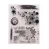 Bubbles Net Frame Transparent Silicone Clear Stamps Seal for DIY Scrapbooking Album Paper Card Water Droplet