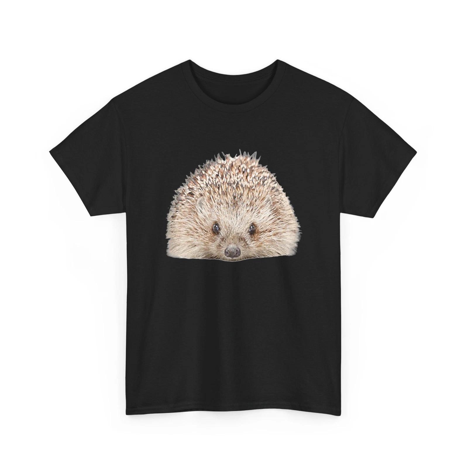Hedgehog Face T shirt, Hedgehog Animals Lovers Hedgehog Keeper Shirt S