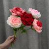 Handmade Sharp-Edged Knitted Wool Rose - Valentine's Day Gift