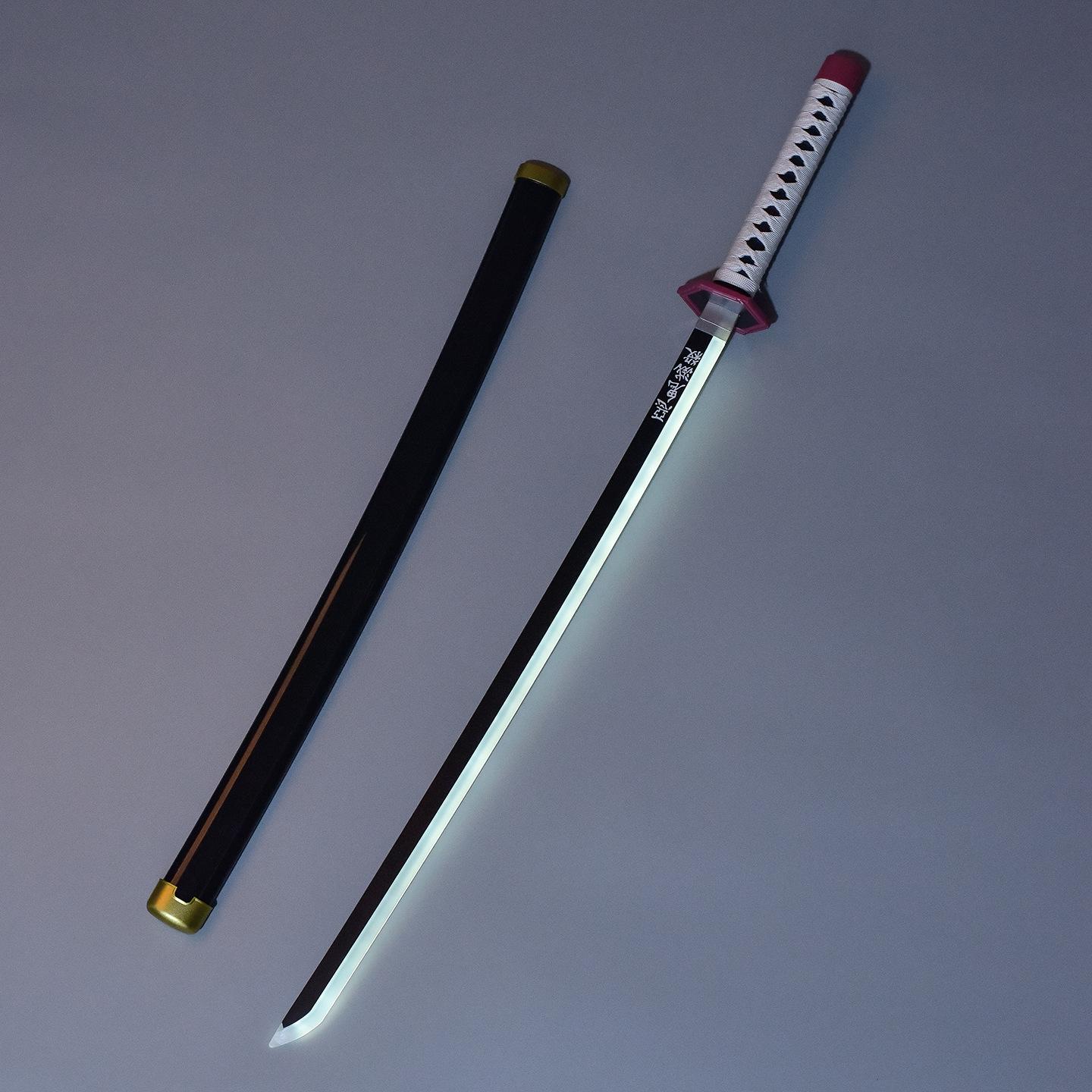Luminous Demon Slayer Series Tokito Muichiro Bamboo Kendo Sword Prop 102 cm