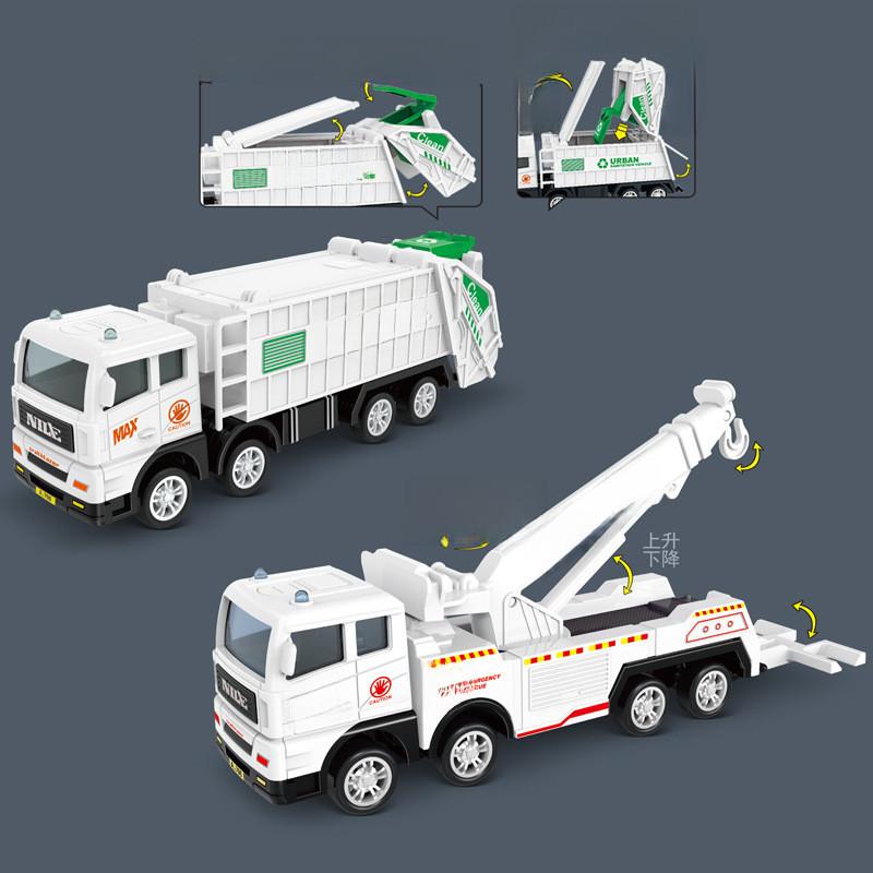 Inertia Kids Environmental Sanitation Vehicle Toy Interactive Skills Features