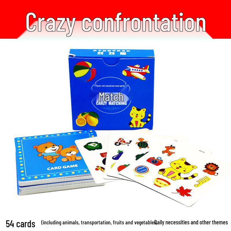 

Animal Card Matching Game for Kids: Parent-Child Early Education & Logical Thinking Training