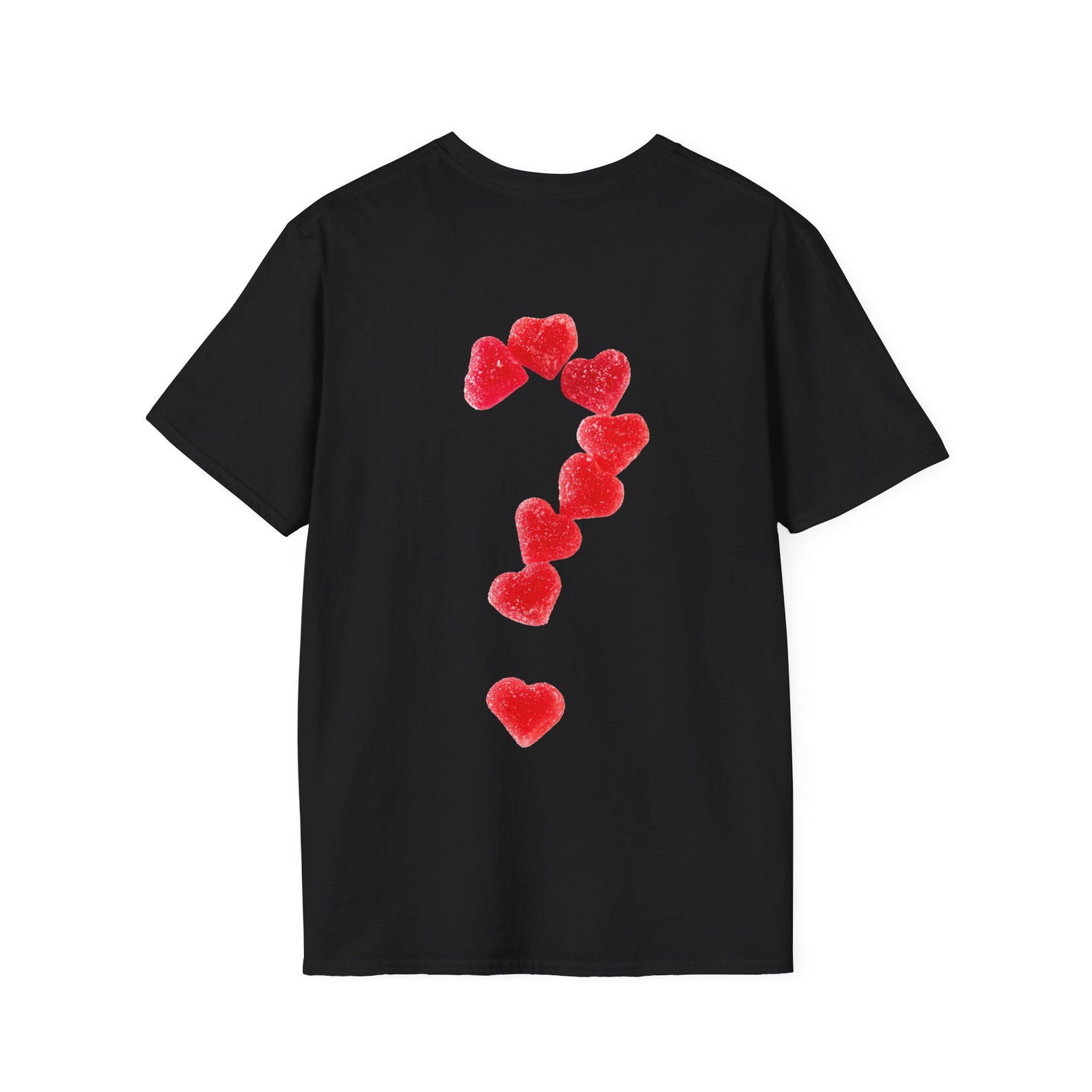 Heart Question Mark T-Shirt: Valentine s Day Love Tee XL