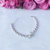 Silver Bracelet with Cubic Zirconia, Product Weight 13.21 G (60001909)