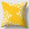 Home Decor Yellow Pillows With Floral & Geometric Patterns Pattern Cushion Cover Suitable For Sofa Bedroom Car Pillow Cover