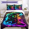 3pcs Game Controller Bedding Set Duvet Cover Closure Includes 1 Duvet Cover & 2 Pillowcases, Soft and Comfortable for All Seasons.
