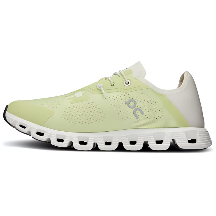 On Cloud 5 Coast Comfortable Shock Absorbing Low Top Lifestyle Shoes Women Sneaker White Yellow 3WD10541077
